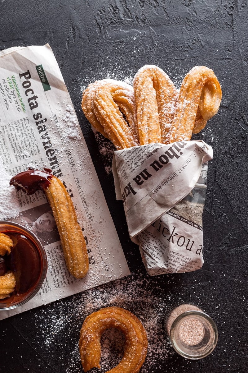 Churro Ice Cream Bowls