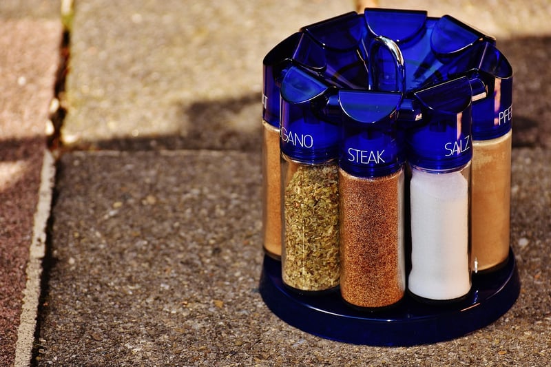 Spices at a food festival